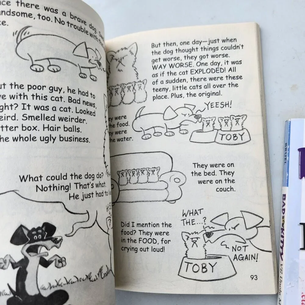 Bad Kitty Book Bundle Books Graphic Novel Comic Book Nick Bruel Uncle Murray The